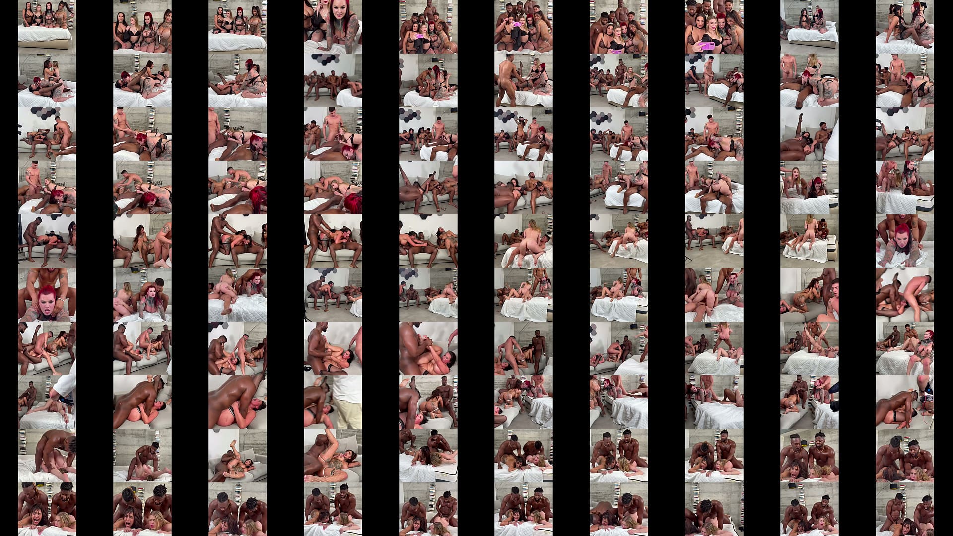 WILD INTERRACIAL ORGY IN SPAIN BEHIND THE SCENES VERSION 预览图