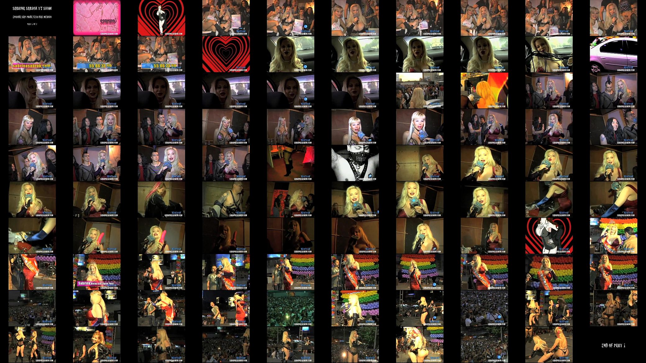 Sabrina Sabrok Sex TV Show Gay Pride Mexico, part 1 预览图
