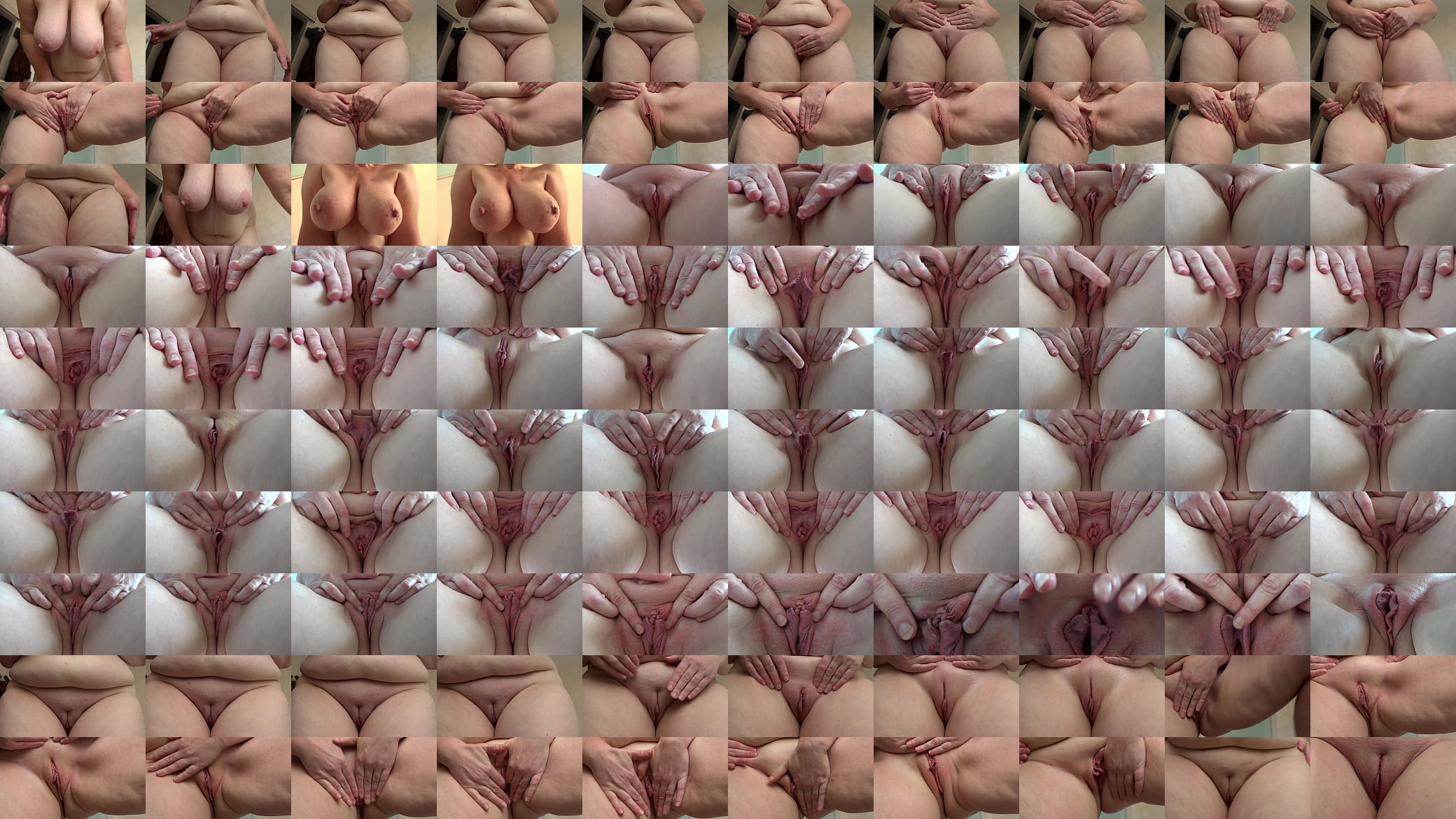 Mature shaved pussy for licking from below close-up. Chubby MILF with an exciting conversation with a sexy voice. ASMR. BBW. PAWG. Home fetish. Amateur. 预览图