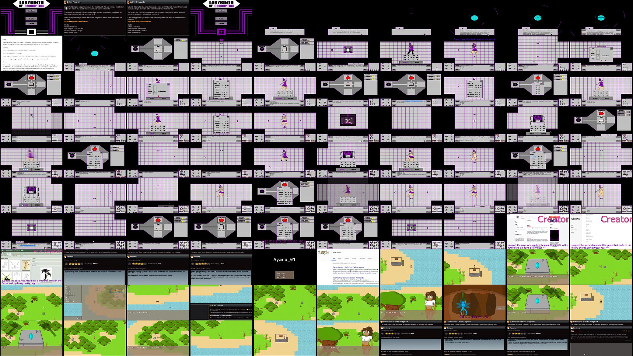 labyrinth of corruption 1 and ayana tech demo 1 i newgrounds new 18 1 预览图