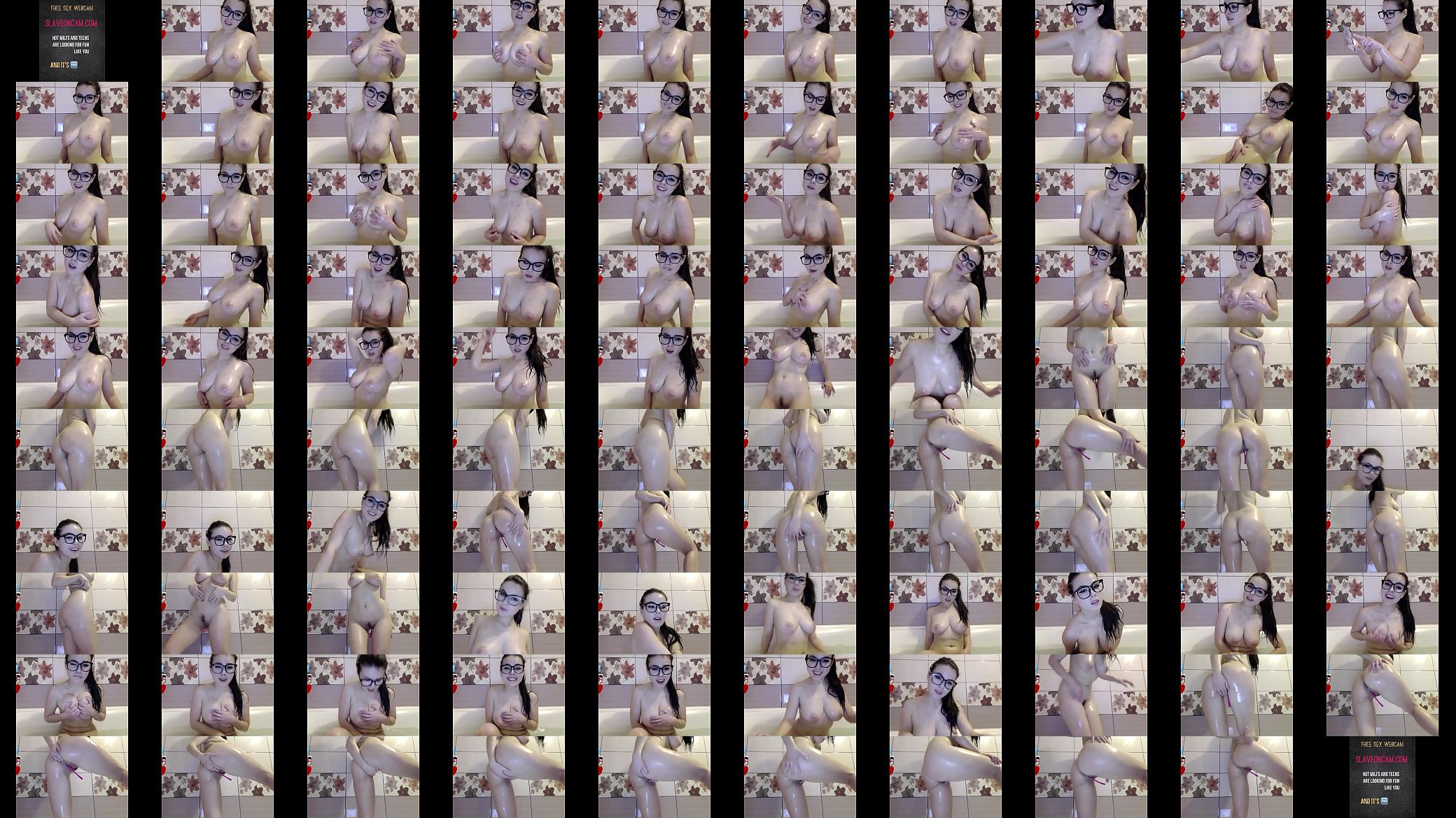 Nerd lived bathing webcam porn show 预览图