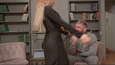 My psychologist knows a thing or two about me. I'm working on psychological tension with sex.