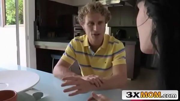 stepmom joins teen couple for 3some