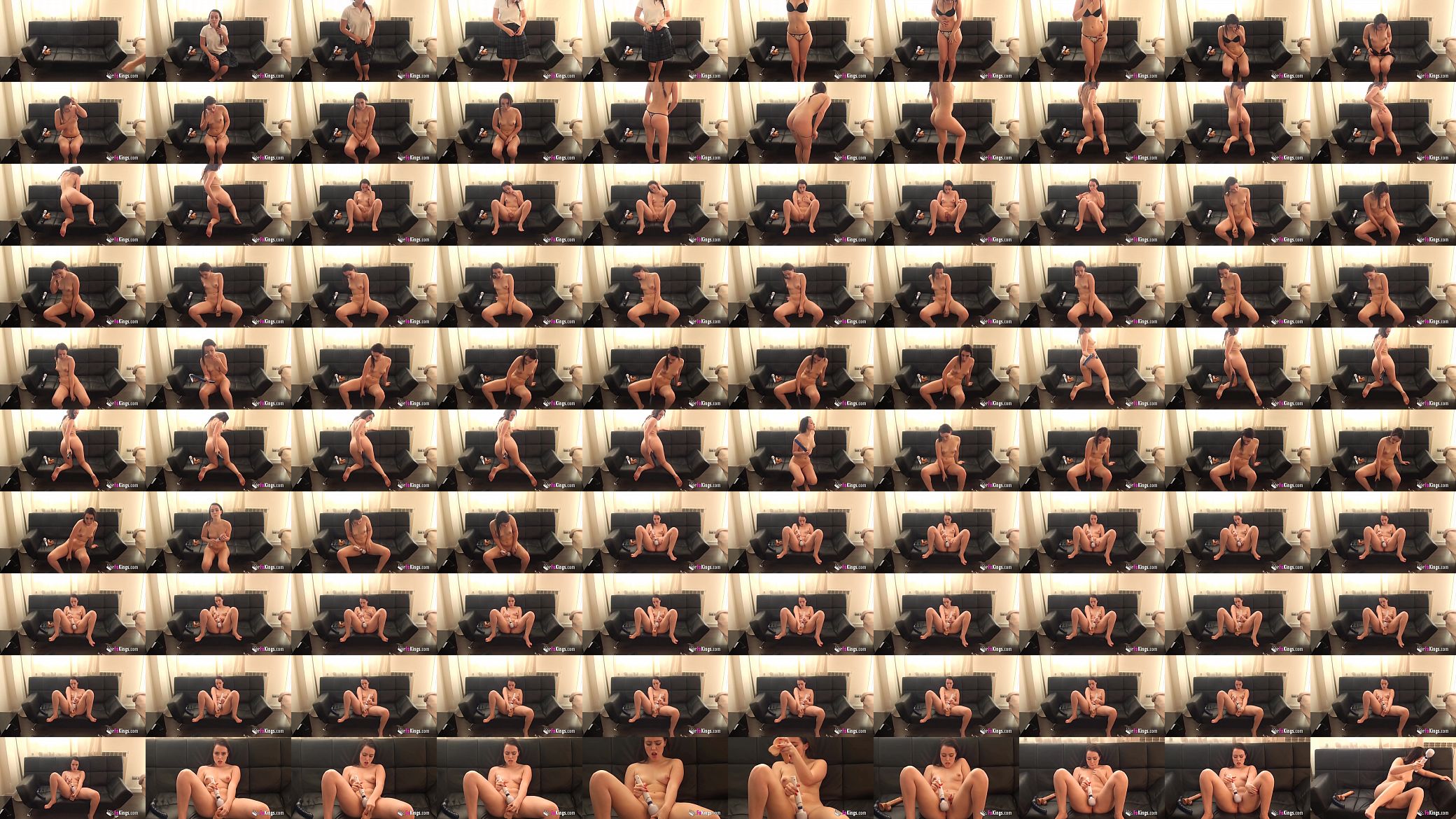 This is how the goody girls masturbate. Soraya Alcala and her cock madness 预览图