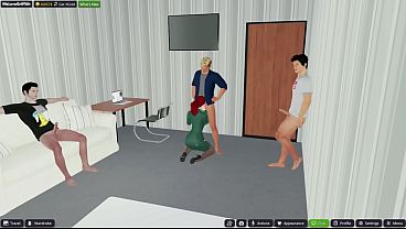 ShyAcademy students and professor MsLoraGriffith Part 002 , 3dxChat