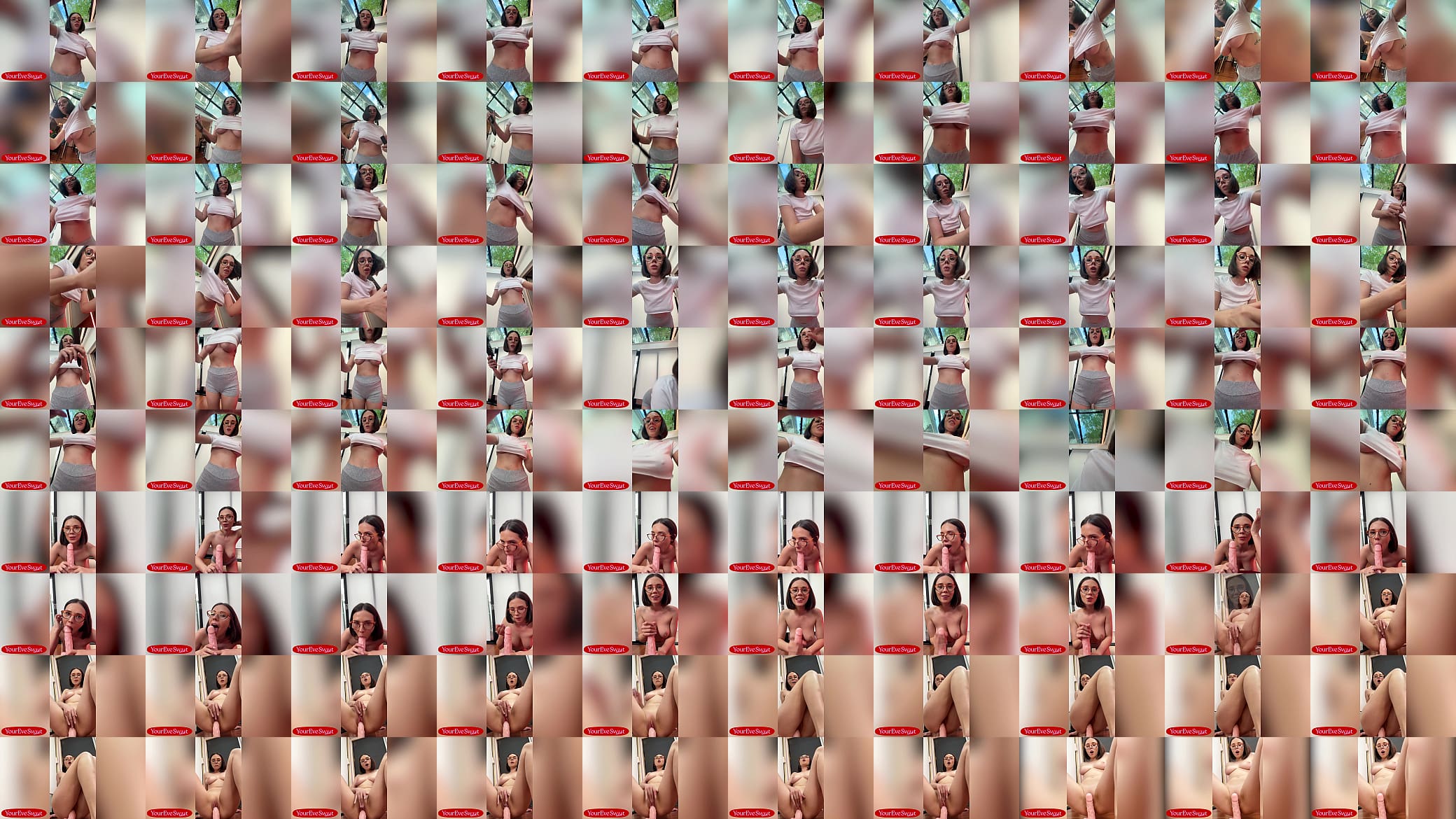 I Got So Wet Thinking Of You While Riding My Dildo - Eve Sweet 预览图