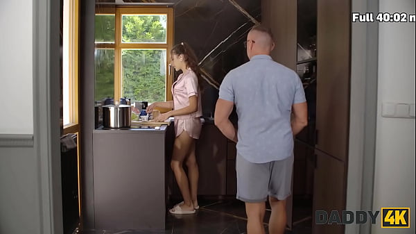 DADDY4K. Young skinny girl was so nice so she showed her boyfriend's StepDaddy what the real deepthroat is