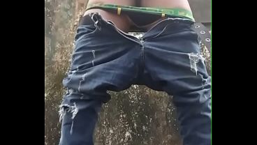 Jerking off to relieve myself before going to work.