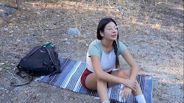 BRATTY BIG TITTY LATINA STEP SIS wanted to FUCK in a national park - Cami Strella