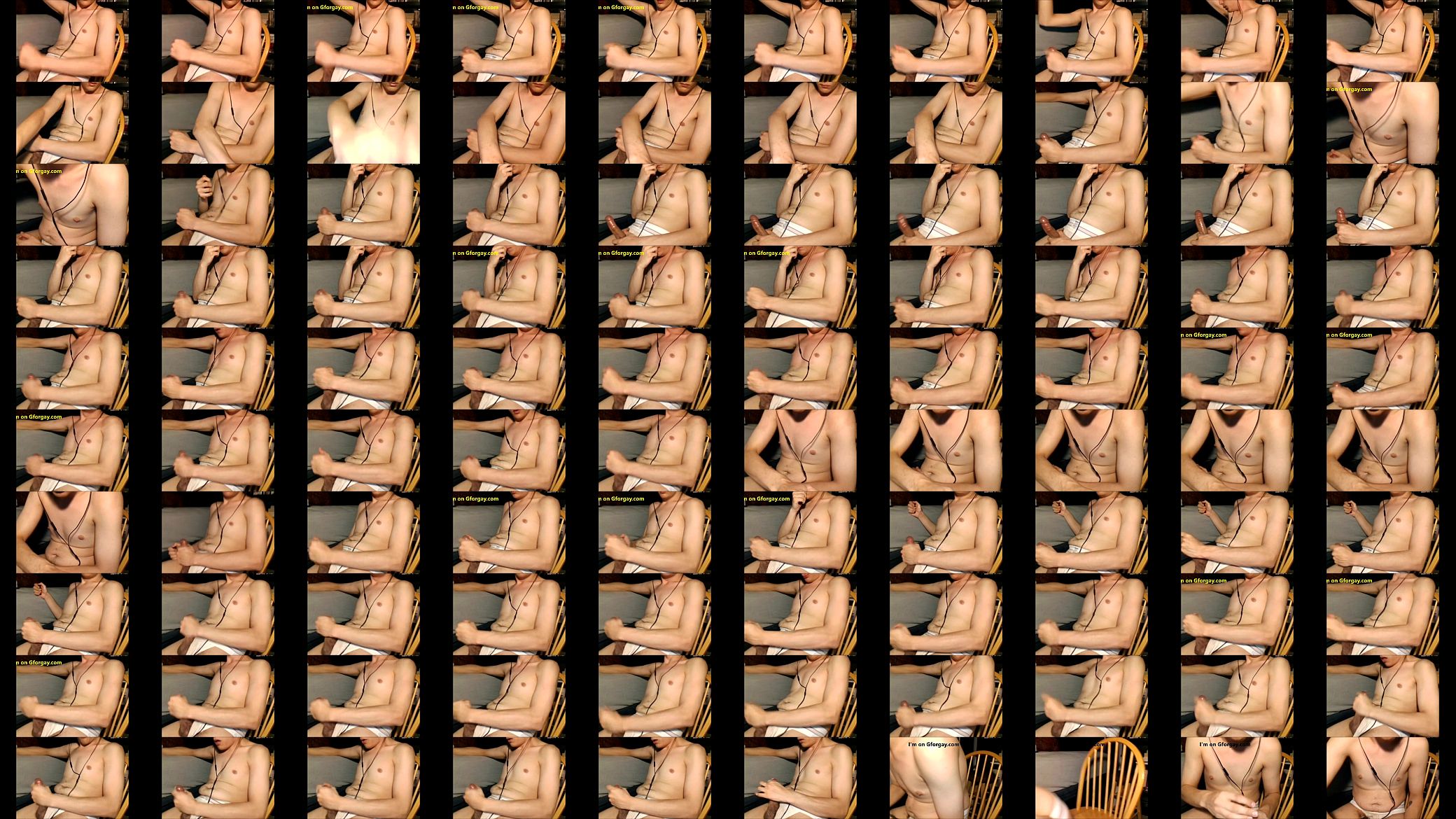 My cock is feeling good on webcam...more of my cock on Gforgay.com 预览图