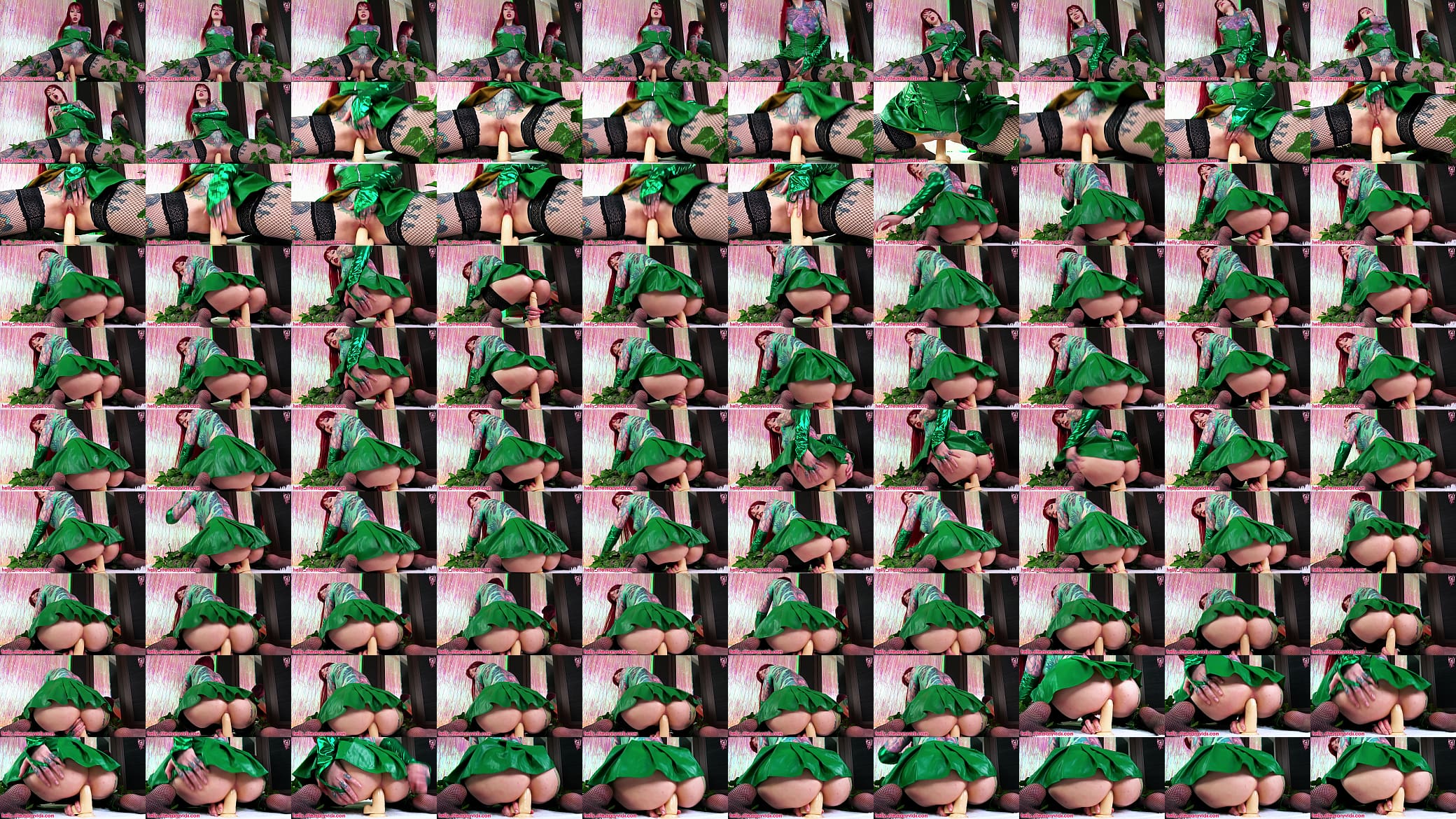 Poison Ivy ride big realistic dildo 预览图