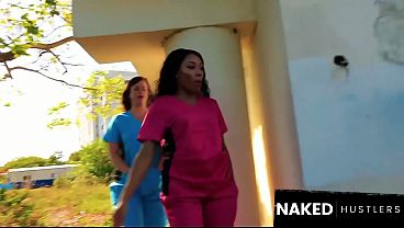 Big booty nurses having sex at work with Doctor