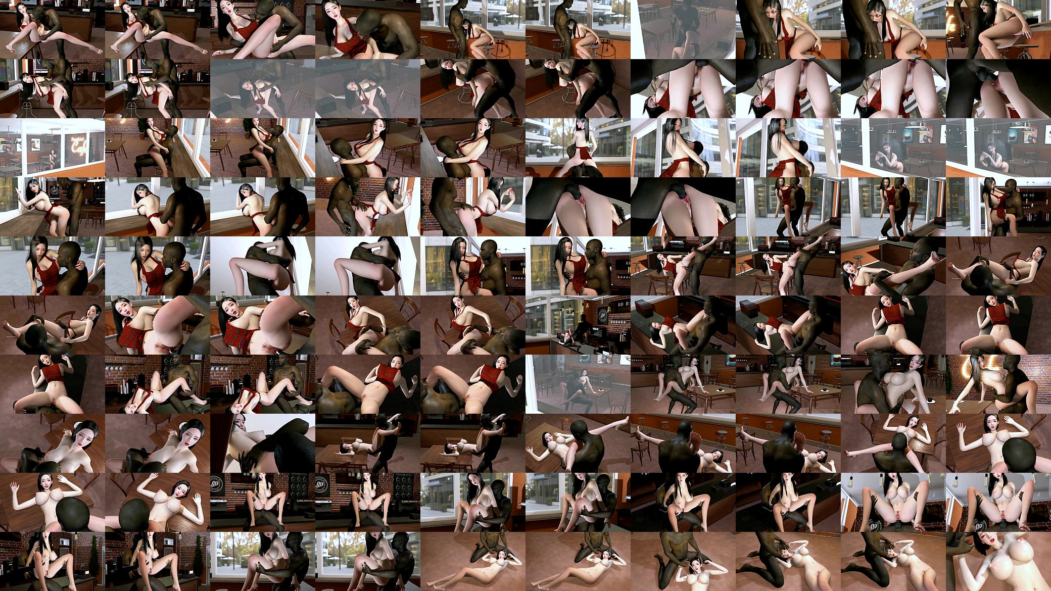Beauty waitress and BBC guest - Hentai 3D V105 预览图