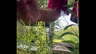 pissing on the yard fun