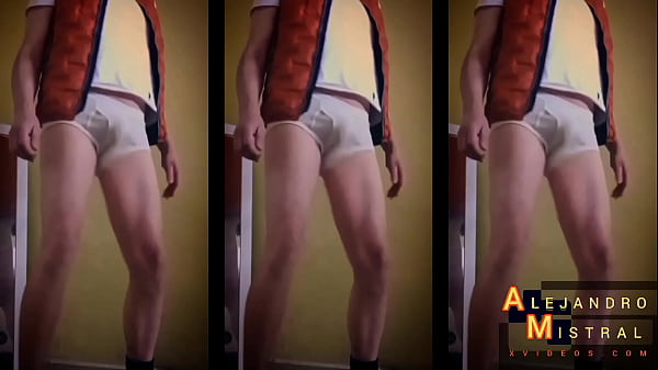 ALEJANDRO MISTRAL Hard cock in his underwear 8 min
