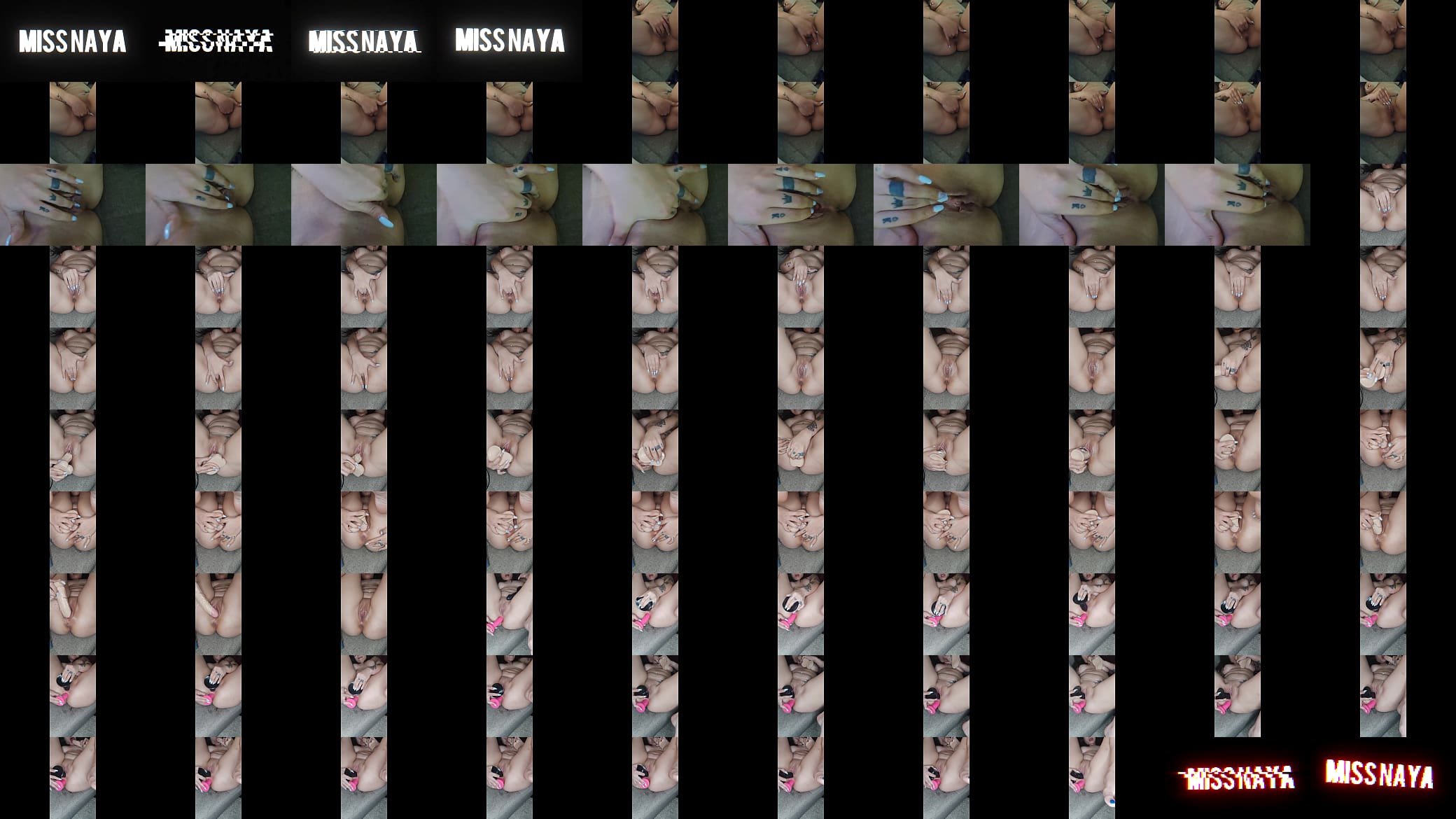 I filled all my holes with my dildos 预览图