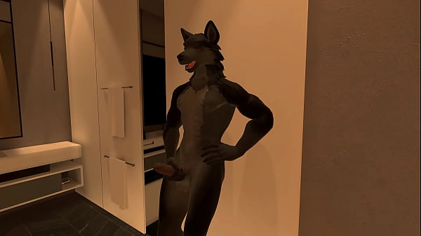 Helping a beautiful wolf cum, big dick, game