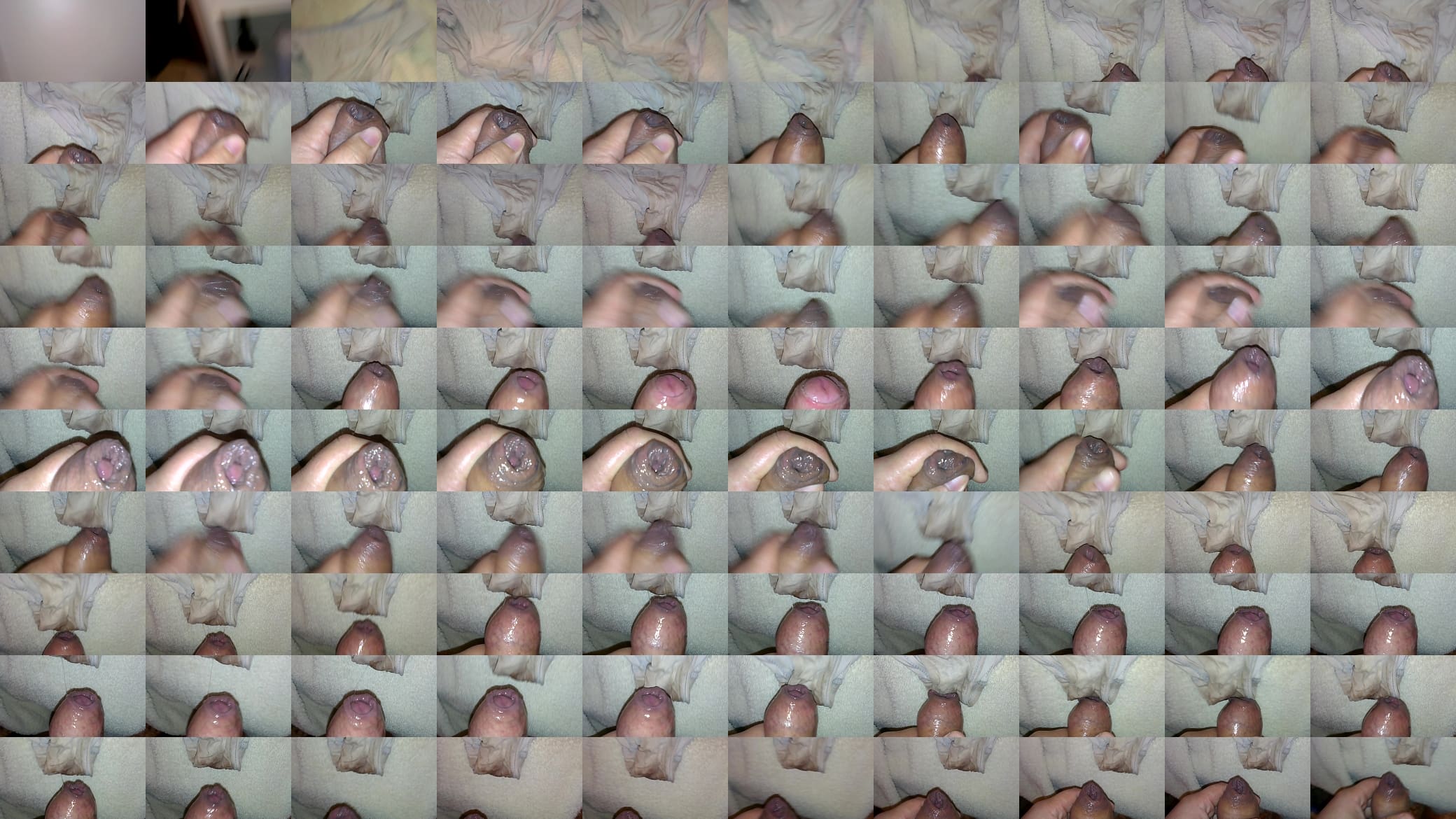 Jerking and precum on my wife panty 预览图