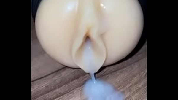 Watch cum drip from my pocket pussy