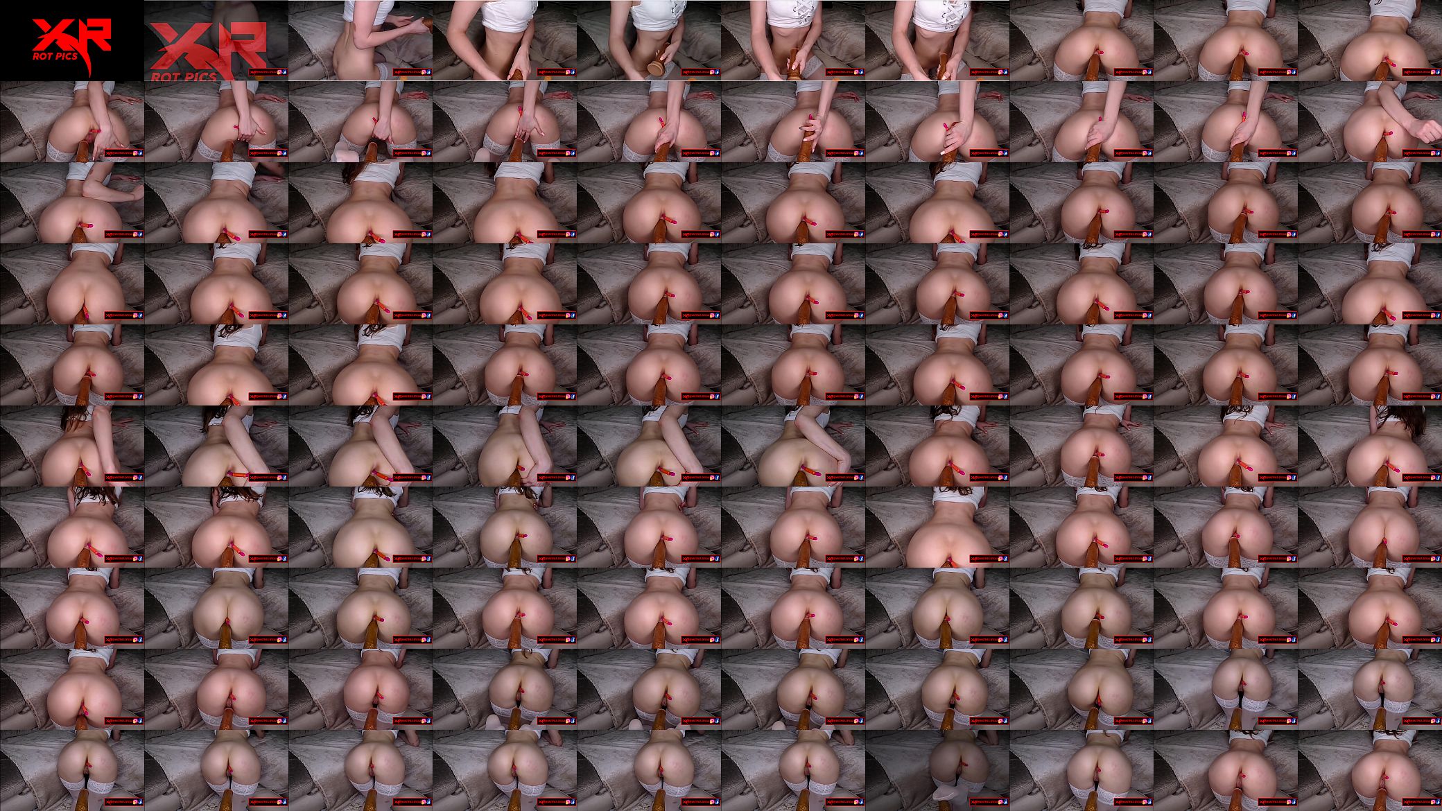 Novinha se masturbando de quatro. 预览图