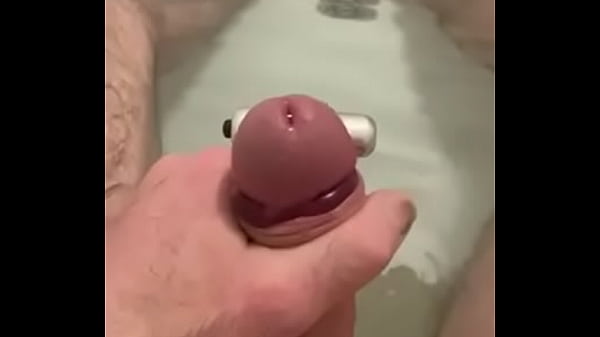 DIY butt plug vibe inside cock ring
