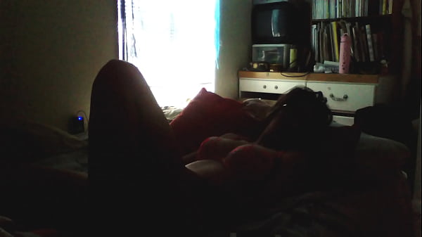 Girl plays with pussy