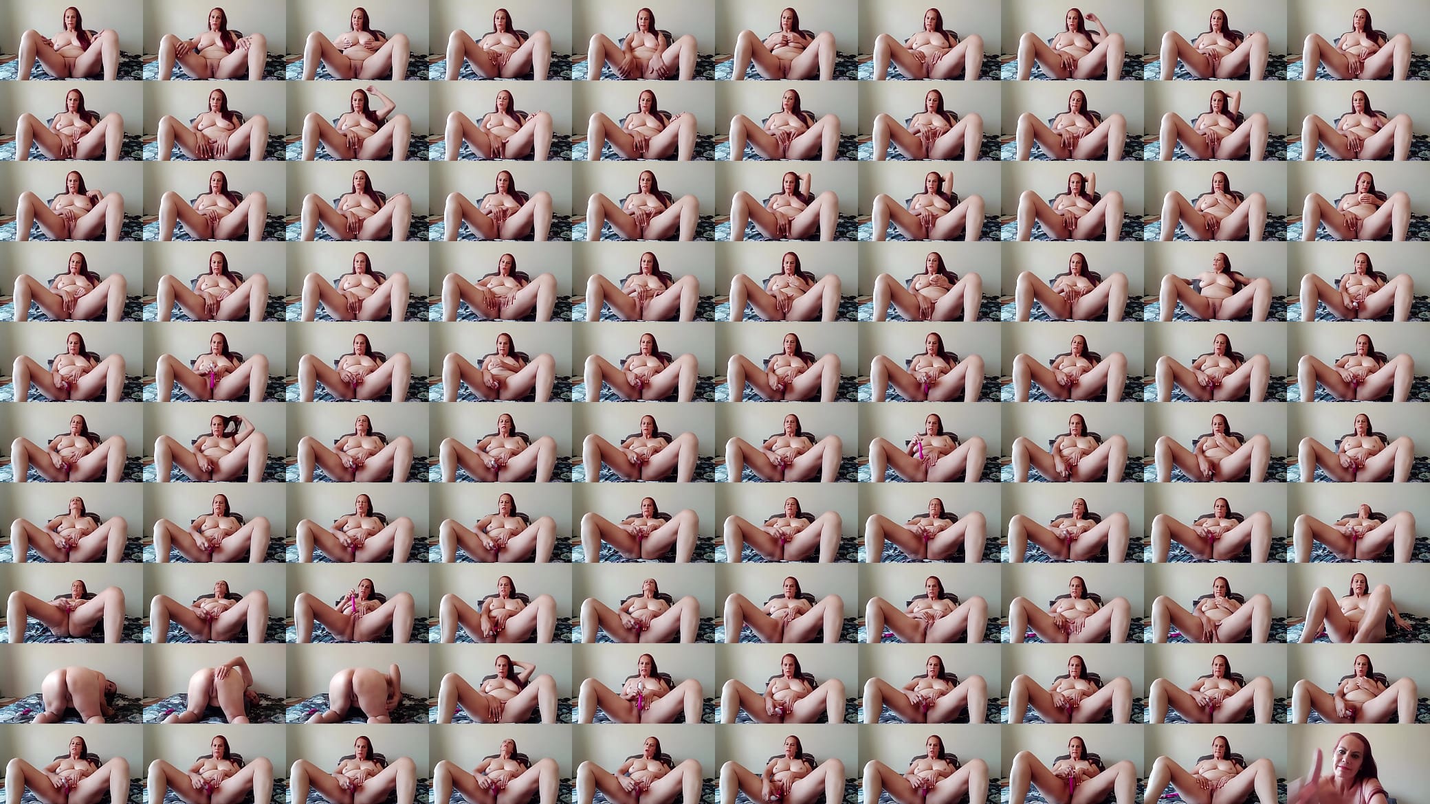 POV Step-son watches Mommy play with pussy 预览图