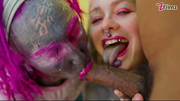 Tattooed trans fun - Lily, Ani, Todd