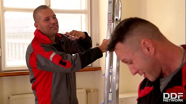 Delivery Guys Double Penetrate Ani Blackfox At Work