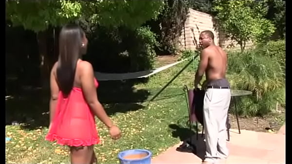 Thick Ebony Babe Nikole Richie Sucks and Fucks a Hard Cock Dry