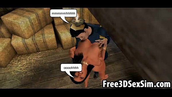 Sexy 3D cartoon indian babe getting her pussy licked