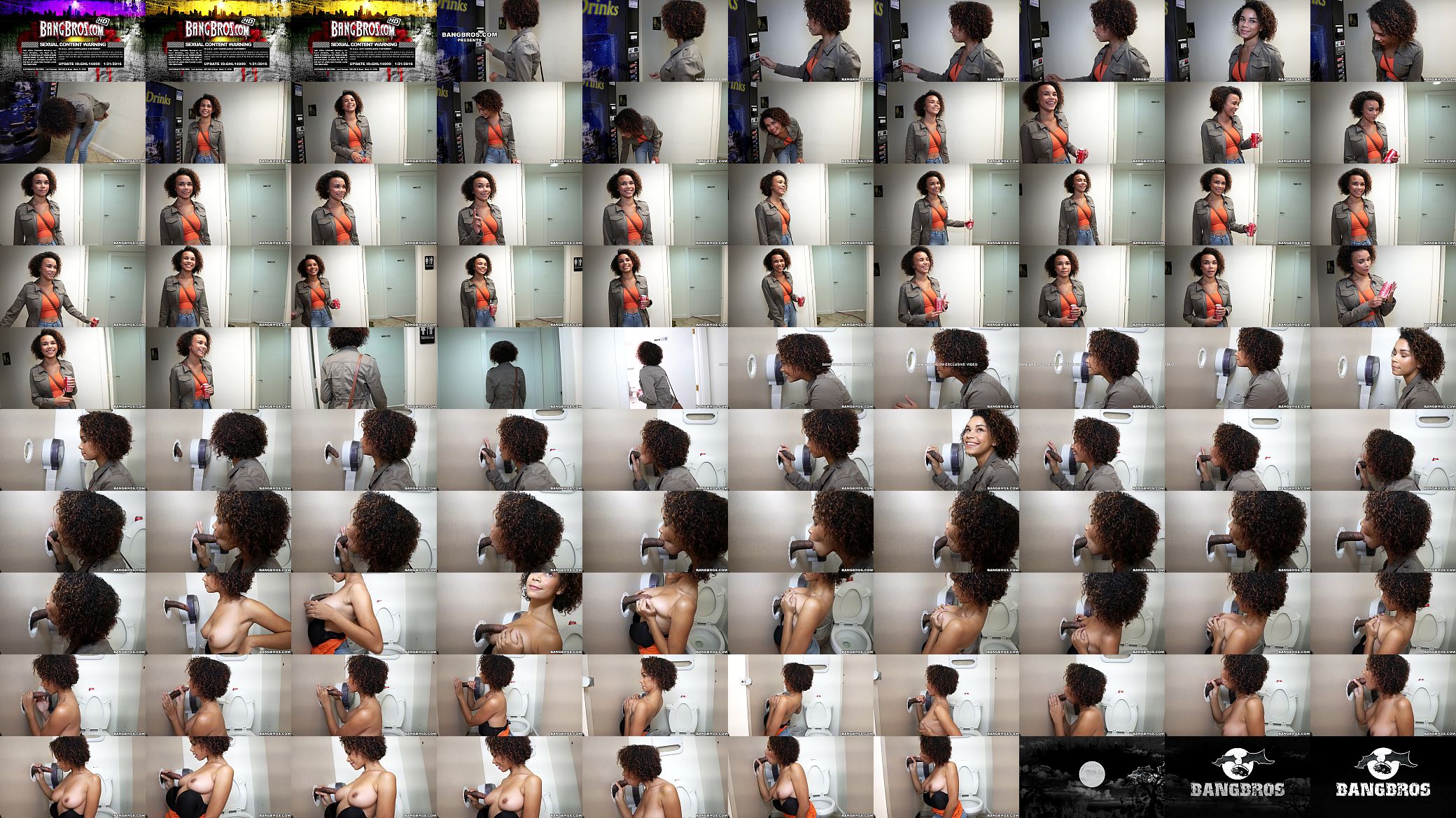 Black Girl Raven Wants To Try Out The Glory Hole (ghl14900) 预览图