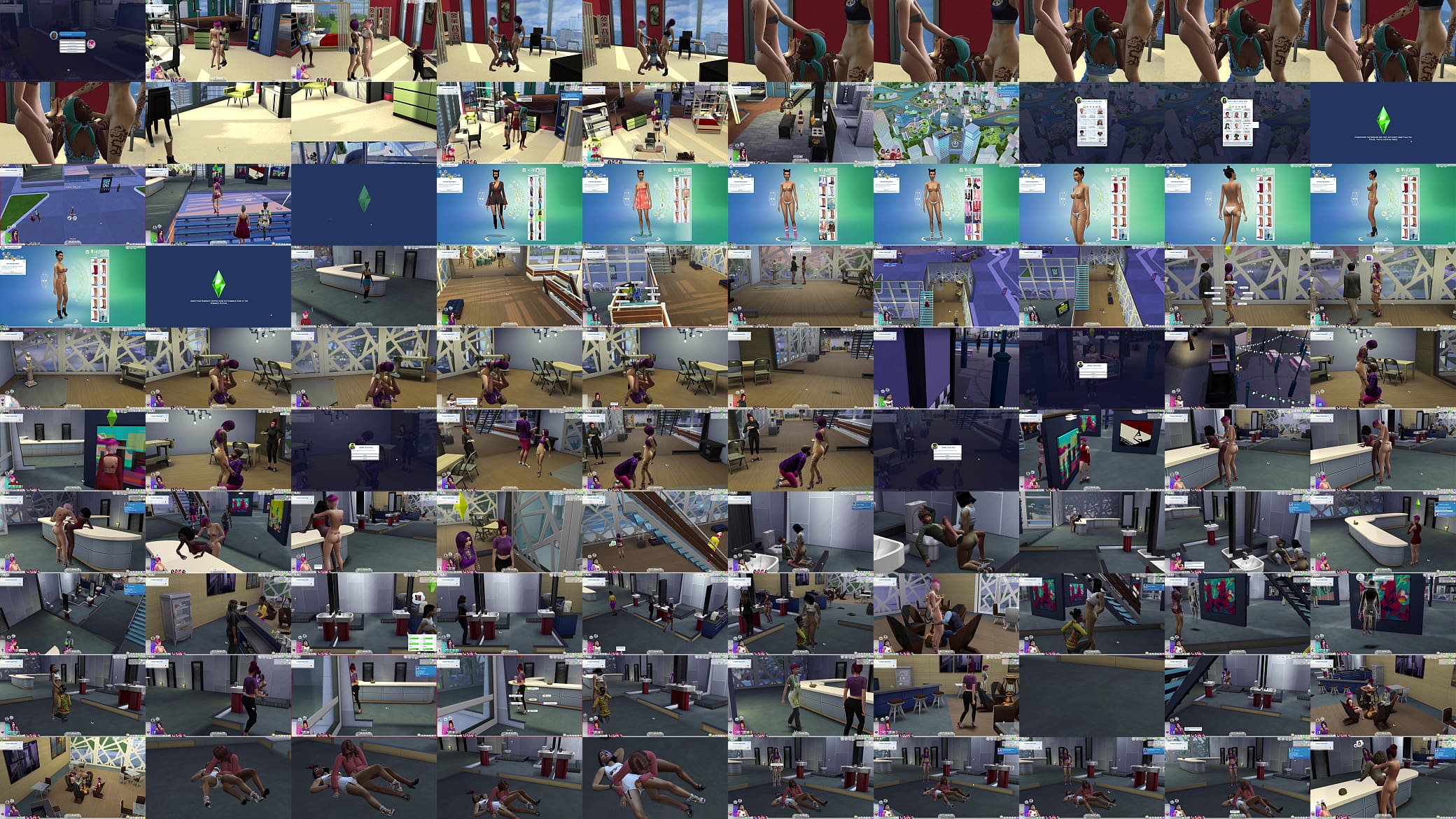Sims 4 Taking my Prostitute Trans Girls out to the Art Gallery 预览图