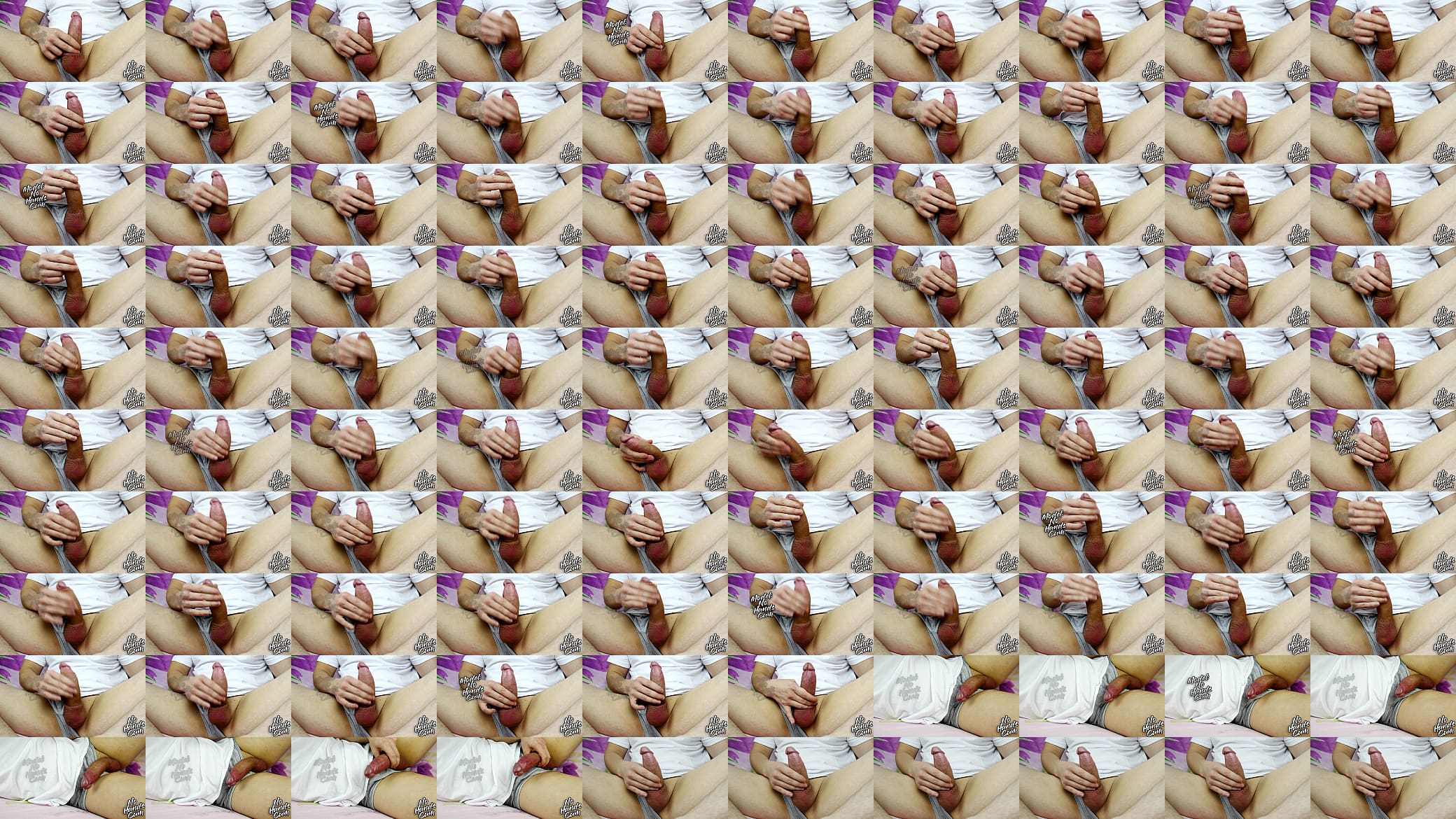 Close-Up Masturbation Of Big Beautiful Cock In Panties, The Ability To Ejaculate Without Using Hands 预览图