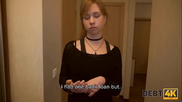 DEBT4k. Hung bank employee agrees to leave girl alone if they have sex