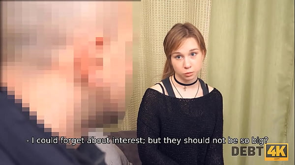 DEBT4k. Hung bank employee agrees to leave girl alone if they have sex
