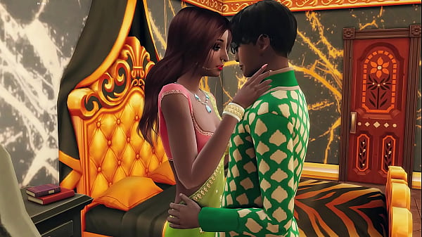 Teen having sex for the first time after marriage
