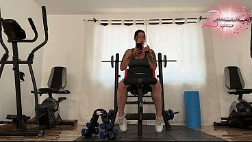 My instructor puts his huge cock in me