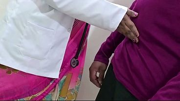 Doctor checking patient balck dick secretly