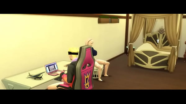 Naruto Boruto Cap 4 Boruto goes to sarada's room to watch porn on the computer and sakura helps him with a blowjob then sara joins them for a threesome
