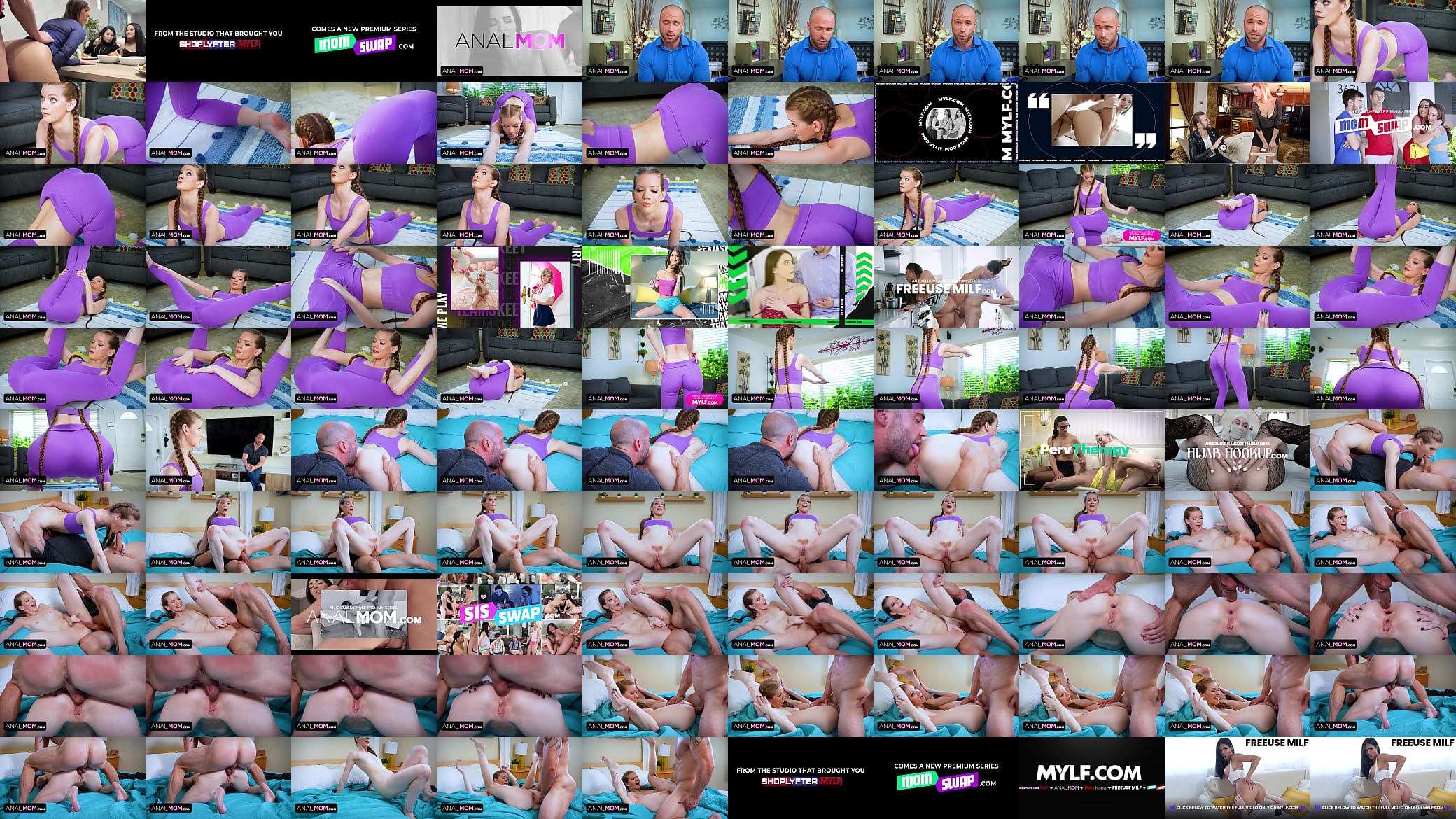 AnalMom - Gorgeous Ginger Milf In Yoga Pants Seduces Her Stepson And Lets Him Eat Her Big Ass 预览图