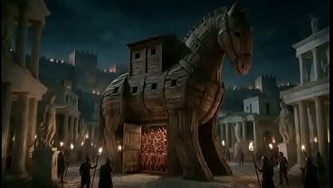 AI Generated Elf Queen Conquered by Spartan Nude Siege Gangbang in Ancient Troy & Ruins [Hentai 3D]