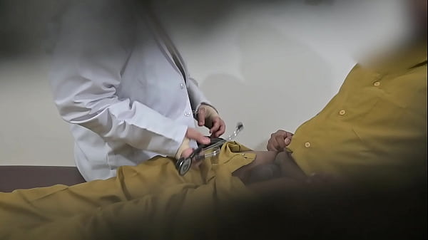Truck driver having fun with doctor