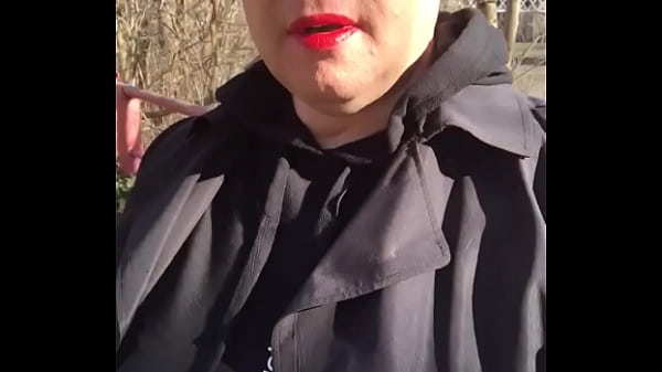 Download Video - karenbabes uk tgirl lifts skirt outdoors to flash stockings n squeeze her cock