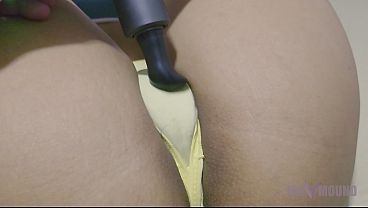 I got a massage on my pussy from my stepbrother