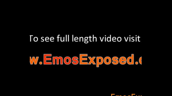 Gay emo jerking his dick in a mirrow gay boys