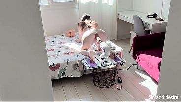 "Wait... Was it YOU this whole time! Oh my God! Why would you do that to your stepsis??? For Christ’s sake! Stepbro fucked his stepsis while she was playing with Rimba Sex Machine in VR