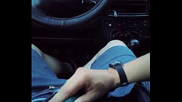 POV sucking a dick in the street