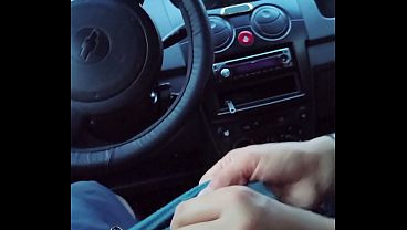POV sucking a dick in the street