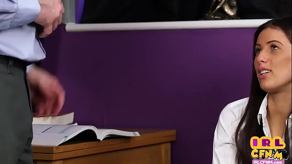 CFNM BJ babe in high heels pussybanged by her professor
